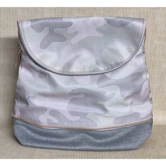 STELLA & DOT Blush Camo Camouflage “Crush It” Backpack Clean 2 Compartment - Picture 1 of 11